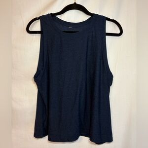 Beyond Yoga Women’s Navy Blue Sleeveless Athletic Top Sz M